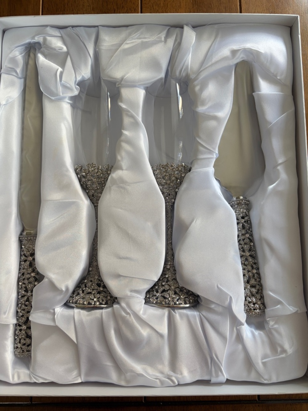 Things Remembered Silver Cake Serving Set